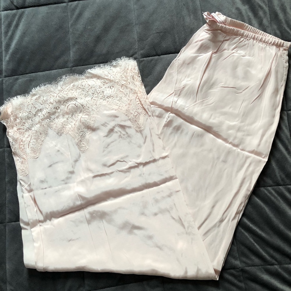 Silk pajama pants